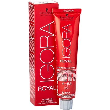 Schwarzkopf Professional Igora Royal Premium Hair Color 4/68 Medium Brown Chocolate Red 60ml