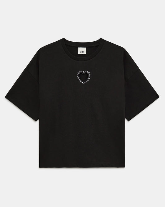 ICHI T-Shirt Black (20C15618C2) Women