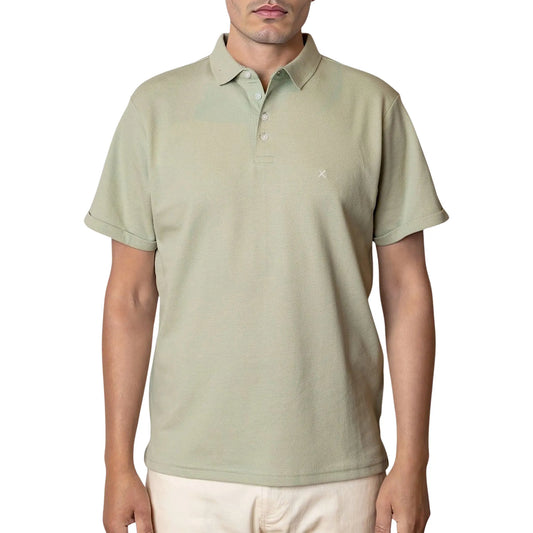 Clean Cut Copenhagen Silkeborg Stretch Polo shirt (CC2059-DESERTSAGE) Men