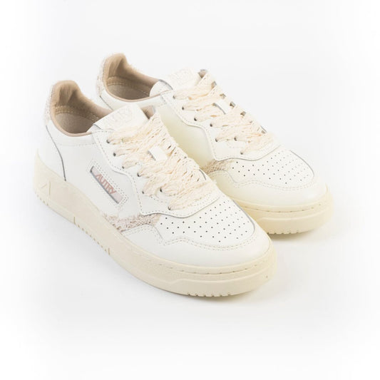 Autry Medalist Low Beige Lace  Women