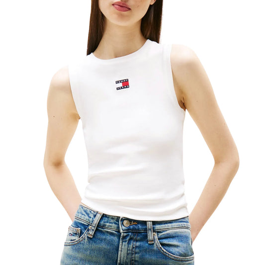Tommy Hilfiger Slim Badge Tanktop (DW0DW20896-YBL) Women