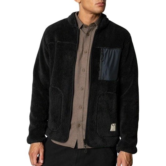 Fat Moose Wood Fleece jacket (FM2814-BLACK) Men