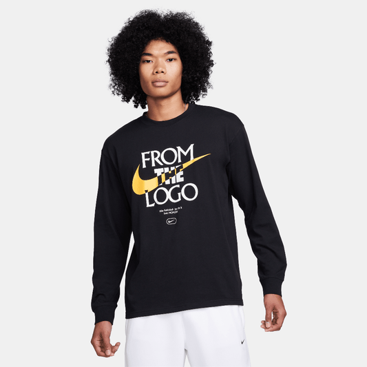 Nike Max90 Men's Long-Sleeve Basketball T-Shirt Black (FQ4920-010) Men