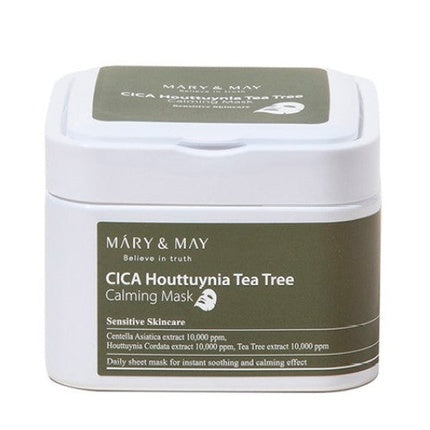 Mary&May Cica Houttuynia Tea Tree Calming Mask 30 Pieces 400ml