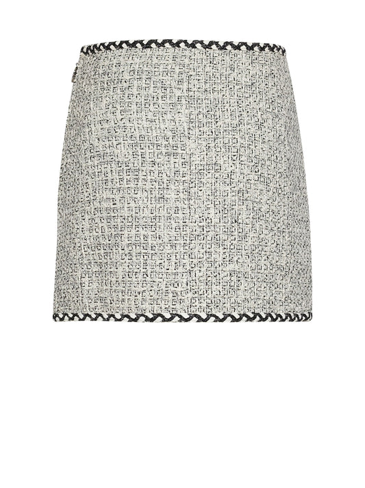 Silvian Heach Miniskirt Ventu Chalk / Black (GPP26253MG) Women
