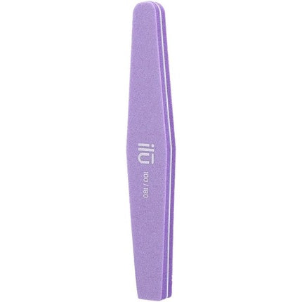 Ilu Diamond Nail Buffer Double-Sided Polishing File Trapezoid 100/180