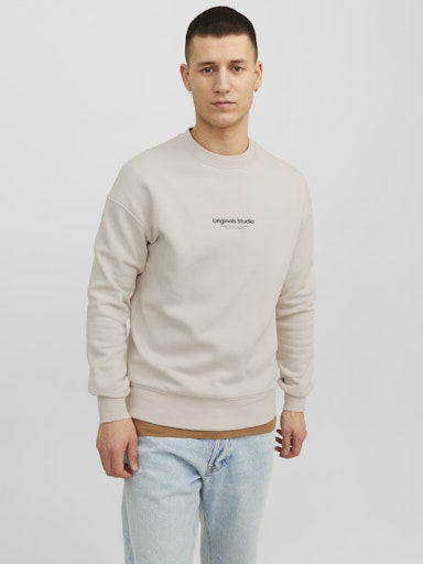 Jack & Jones Originals JORVESTERBRO SWEAT CREW NECK NOOS Moonbeam (12241694-Moonbeam) Men