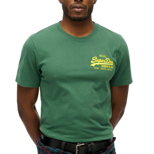 Superdry Vintage Logo Embroidered Relaxed Shirt (M1012099A-9SG) Men