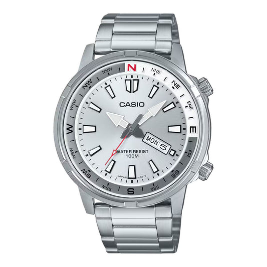 Casio Quartz Watch Grey (MTD130D7AVDF) Men