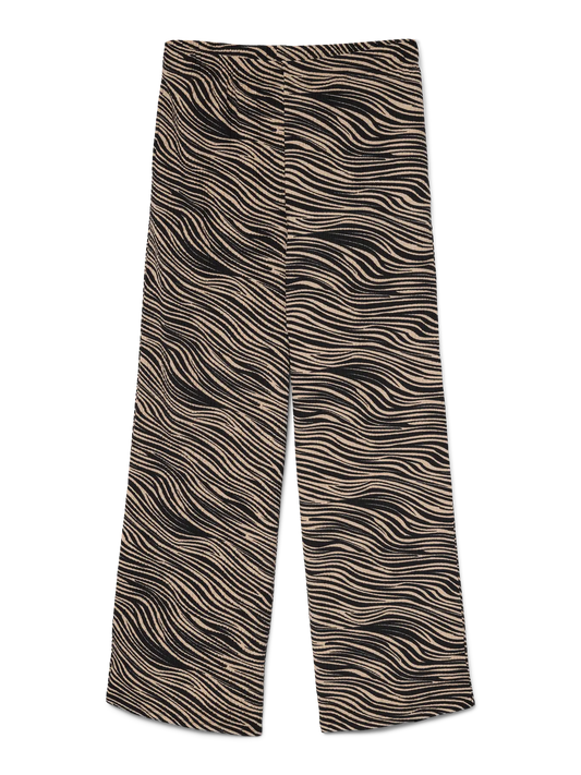 Friga High Waist Wide Pants Black Gina Silver (10333325) Women