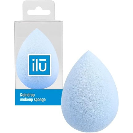 Ilu Drop-Shaped Makeup Sponge for Foundation, Concealer, and Powder Blue