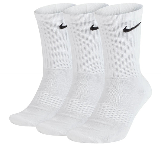 Nike Everyday Cushion Crew Socks (3-pack) (SX7664-100) Unisex