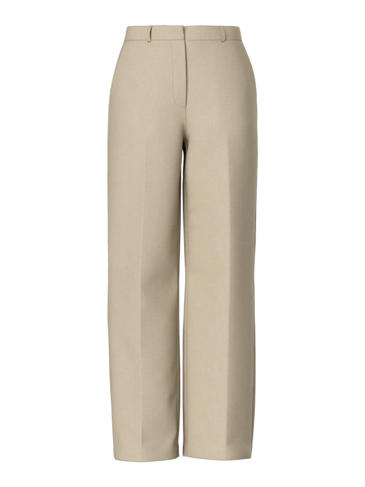 Rosa High Waist Wide Pant Greige (17162394) Women