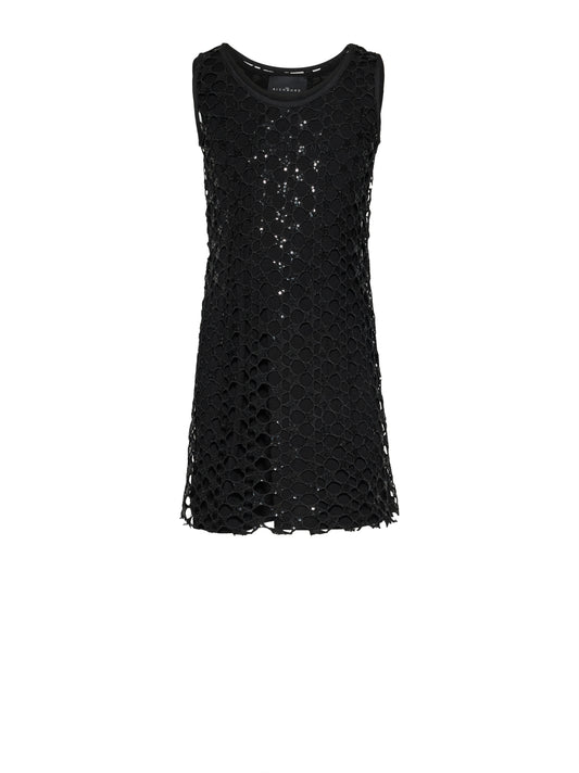 John Richmond Midi Dress Sarda Black / Silv (RGP26104VE) Kids