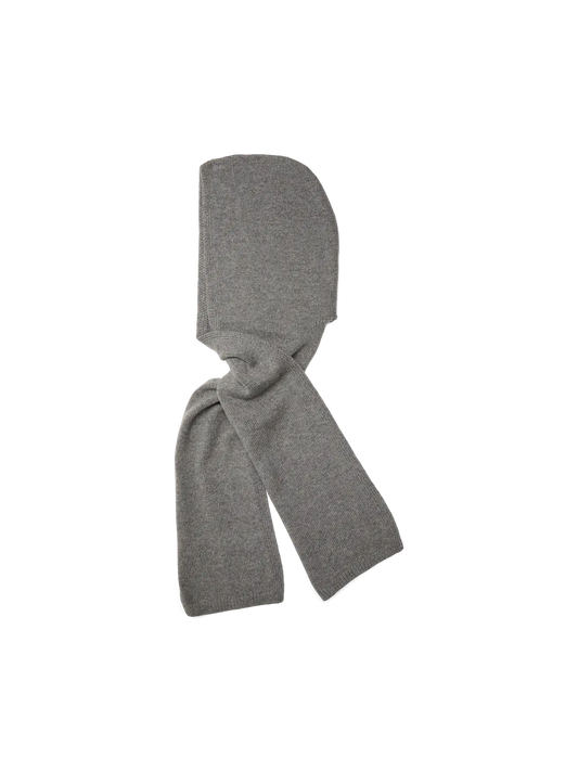 Awfiliz Hood Scarf Medium Grey Melange (10338576) Women