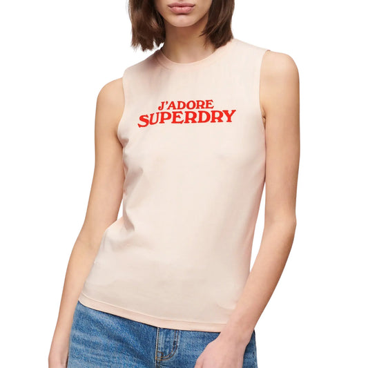 Superdry Sport Luxe Graphic Fitted Tanktop (W6011834A-1OU) Women