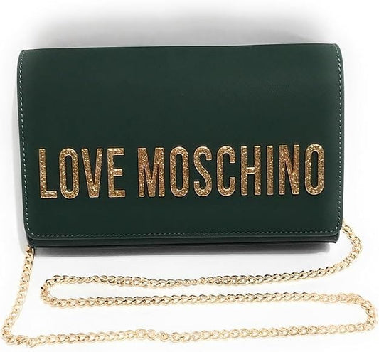 Love Moschino BORSA PU GRS VERDE+HAMMERED LOGO (JC4121PP0NKD085A) Women