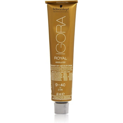 Schwarzkopf Professional Igora Royal Absolutes Permanent Anti-Age Color Cream 60ml 9-40