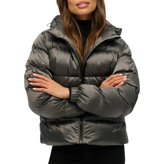 Superdry Hooded Luxe Sports Puffer Jacket (W5012005A-H4N) Women