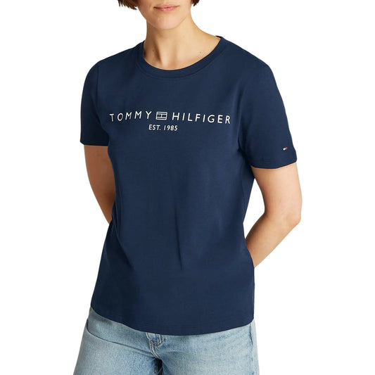 Tommy Hilfiger Regular Corp Logo Shirt (WW0WW40276-C1G) Women