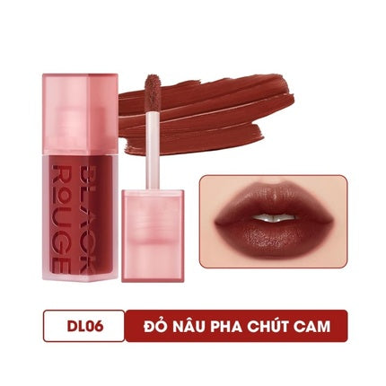 Black Rouge Double Layer Over Velvet Lipstick Dl06
