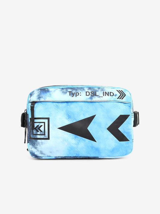 Diesel Patterned Crossbody Bag Sorake Blue (X07860-P4062-3324370) Men