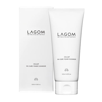 Lagom Cellup pH Cure Foam Cleanser - Low pH Skin Barrier Protection 120ml