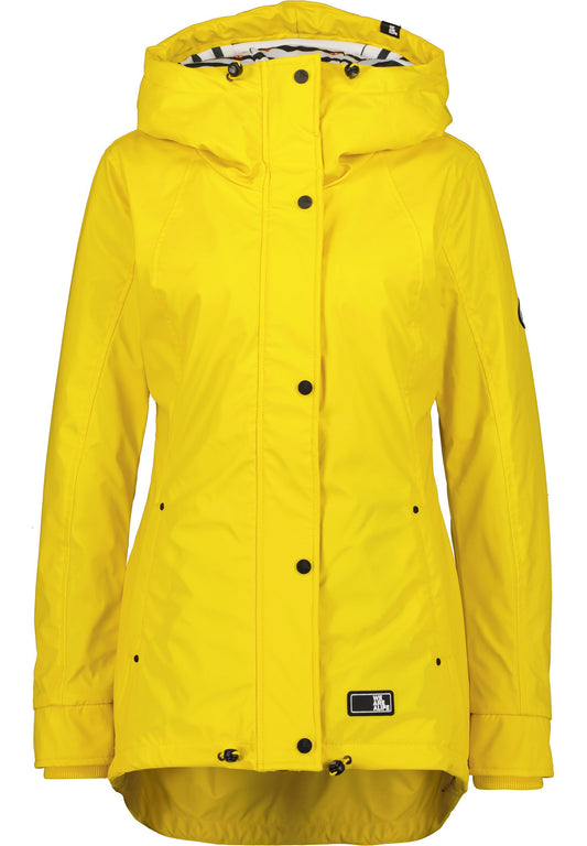 alife & kickin ElmaAK A Rainstyle Jacket Yellow (A1721U04G-E11) Women