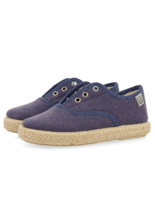 Gioseppo ESPADRILLES GRISES TIPO OXFORD PARA BEBÉ FARGES FARGES Dark Blue (G5214B00F-K11) Kids