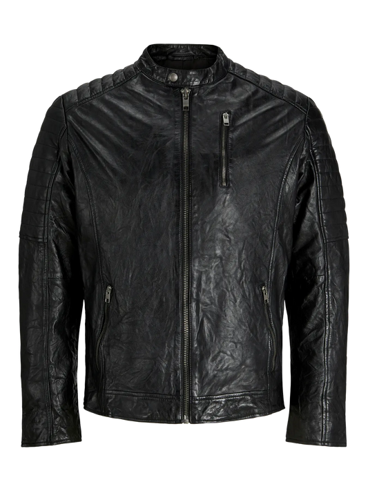 Erichard Leather Jacket Black (12262456) Men