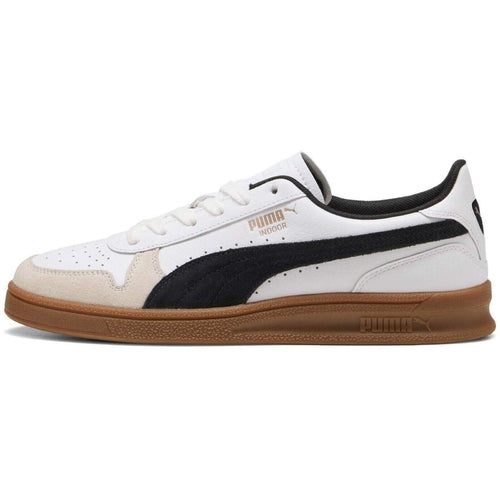 Puma Indoor Puma White-Puma Black-Gum (40136001) Unisex