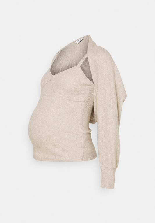 ONLY MATERNITY OLMJACINDA LIFE CARDIGAN AND TOP SET (ON329G00Q-B11) Men