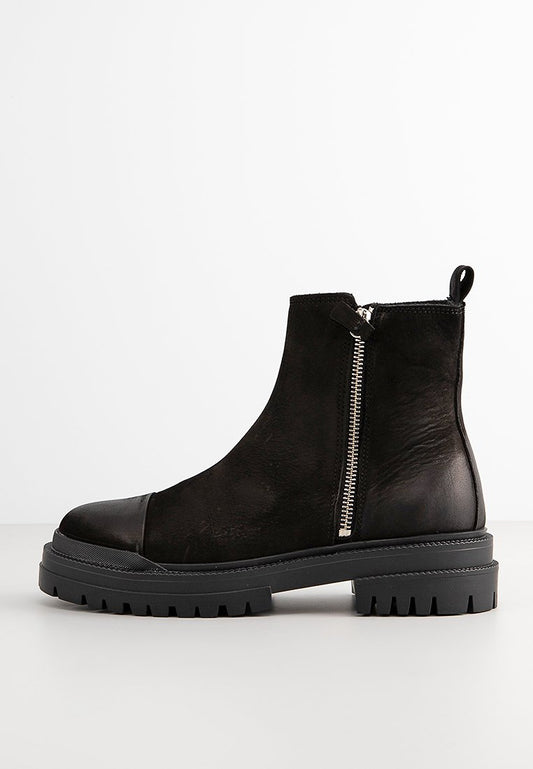 Billi Bi Zip Boot C1002 Black (ZZO1R6F02-Q01) Women