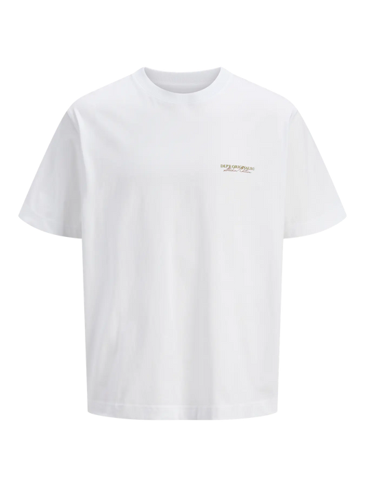 Islington Type Tee Short Sleeve Crew Neck Bright White (12273640) Men