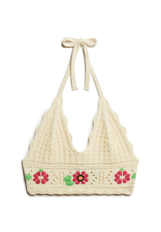Superdry Crochet Flower Bralette.... Women