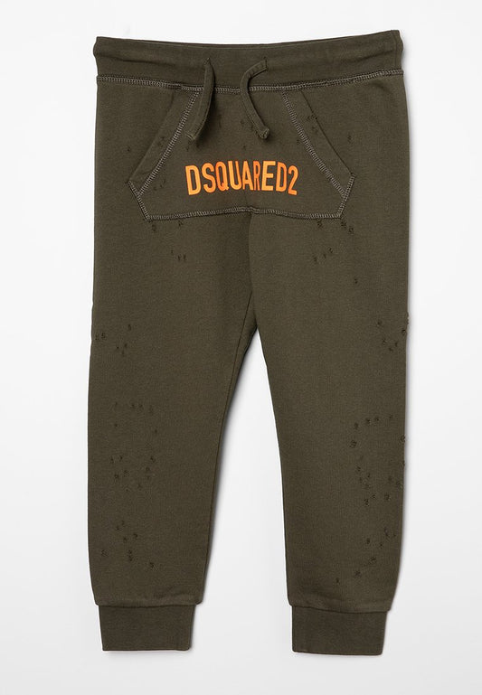Dsquared2 D2P546U PANTALONI dark green (ZZO2C7R34-M00) Kids