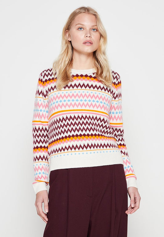 CHINTI & PARKER POP FAIR ISLE SWEATER Beige (ZZO1N2207-B00) Women