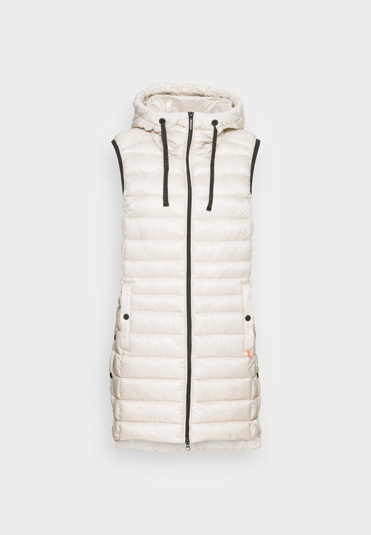 Frieda & Freddies Functional Filled Long Vest Beige (FF221U083-B11) Women