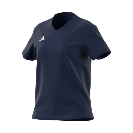 adidas T-Shirt Cotton Entrada 22 Navy Blue (HC0445) Kids