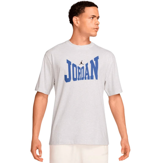 Jordan T-Shirt Brookyln College Crew Grey (HV3894-051) Unisex