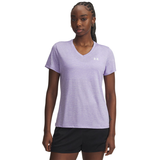 Under Armour Tech Twist V-Neck ppl (1384227-538) Women