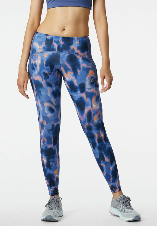 New Balance Printed Impact Run Tight Mottled Blue (NE241E071-K11) Women