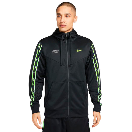 Nike Jacket Sportswear Repeat Swoosh Polyknit Black (DX2025-013) Men
