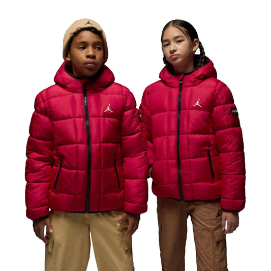 Jordan Coat Essential Midweight Puffer Gym Red (95F009-R78) Kids