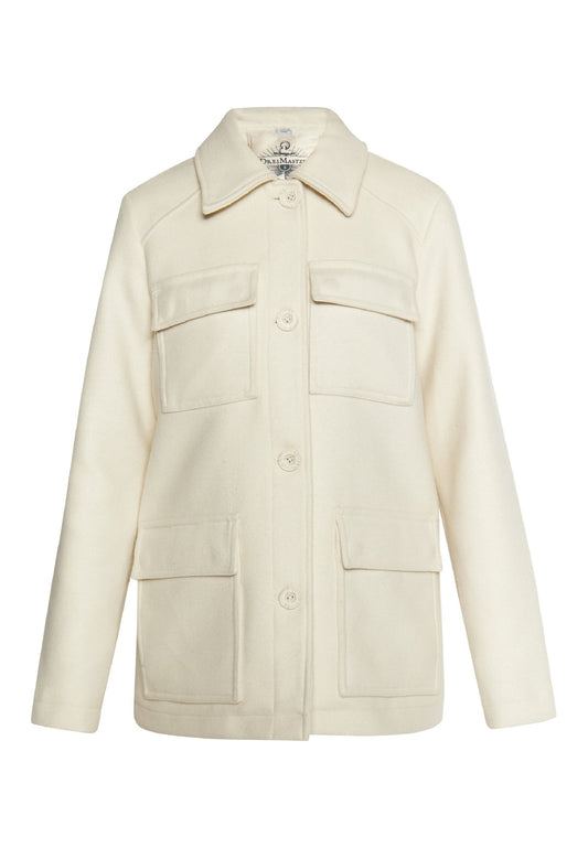 DreiMaster Transitional Jacket Wool Mix imane White (4DR21U0M3-A11) Women