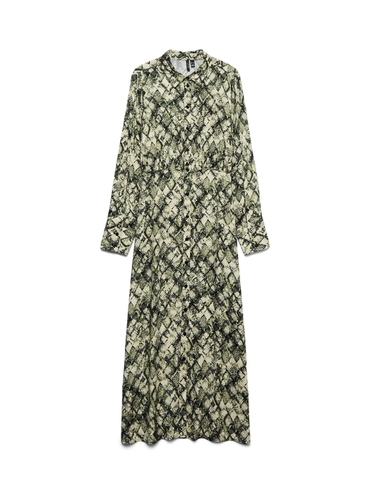 Cindy Jean Long Sleeve 7/8 Shirt Dress Eucalyptus Jean (10335420) Women