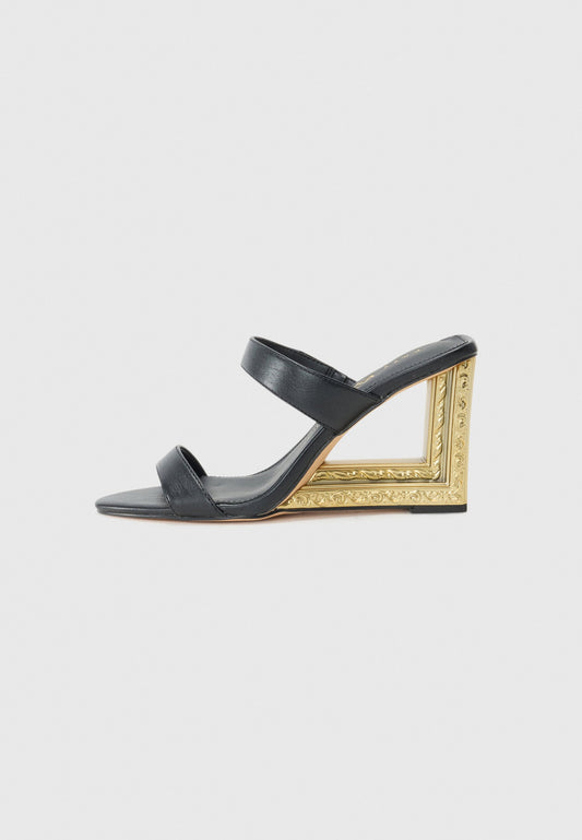 Katy Perry THE FRAMING TWO BAND WEDGE Black (ZZO2HJR20-Q00) Women