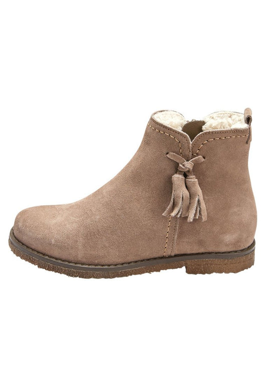 Next Mink Suede Tassel Ankle Boots (Older) Beige (NX313J03E-B11) Kids