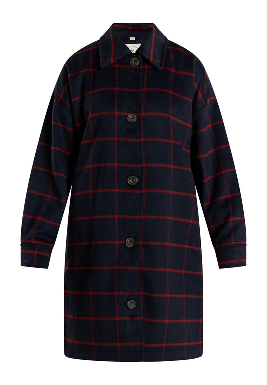DreiMaster Transitional Coat in Wool-Look imane Dark Blue (4DR21U0MB-K11) Women
