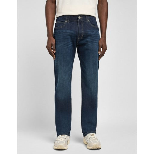 Lee Straight Fit Denim Jeans Dark Blue, Men